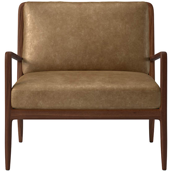 Lupo Leather Accent Chair Bello Saddle
