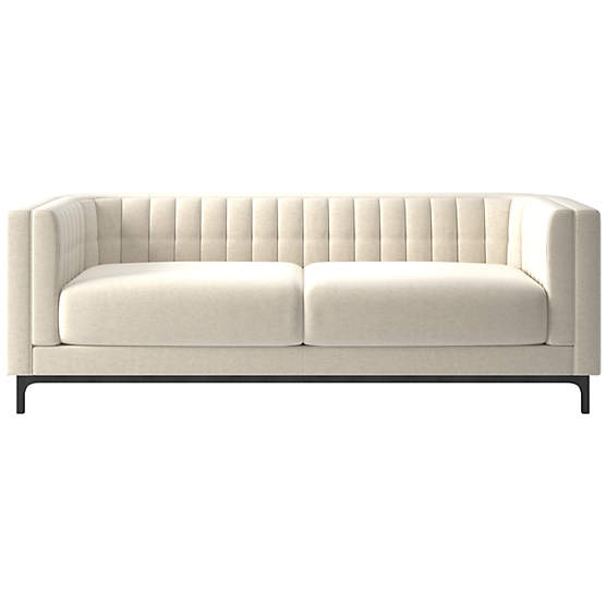 Ambroise 80" Nomad Snow Sofa