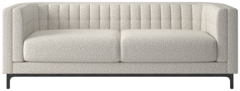 Ambroise 80" Bloce Grey Sofa - image 0 of 5