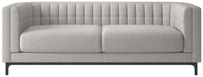 Ambroise 80" Hatch Platinum Sofa - image 0 of 5