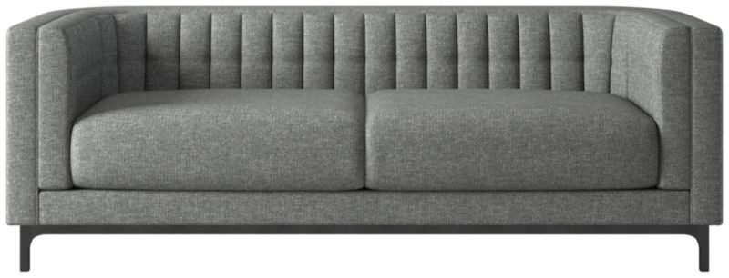 Ambroise 80" Hatch Charcoal Sofa - image 0 of 5