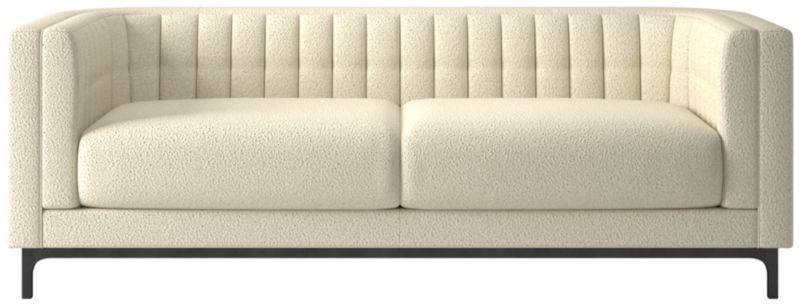 Ambroise 80" Bloce Cream Sofa - image 0 of 5