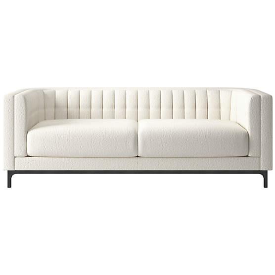 Ambroise 80" Wooly Sand Sofa