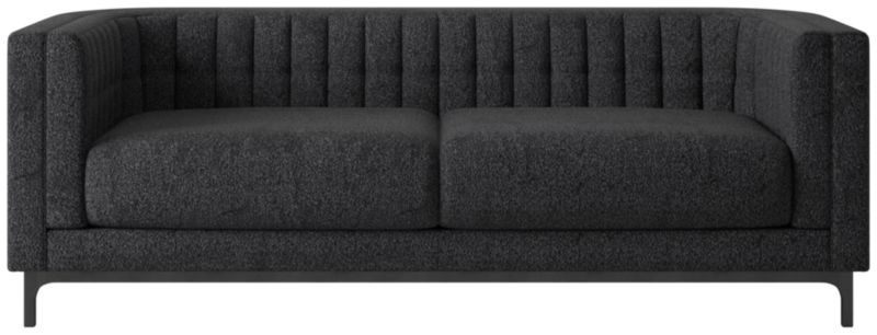 Ambroise 80" Bloce Noir Sofa - image 0 of 5