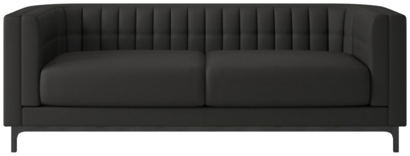 Ambroise 80" Kanvas Ebony Sofa - image 0 of 5