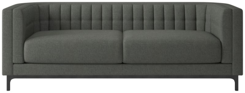 Ambroise 80" Taylor Charcoal Sofa - image 0 of 5