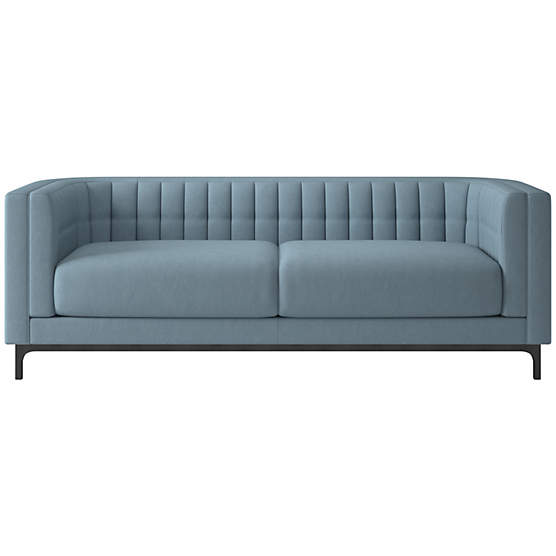 Ambroise 80" Lisbon Wedgewood Sofa