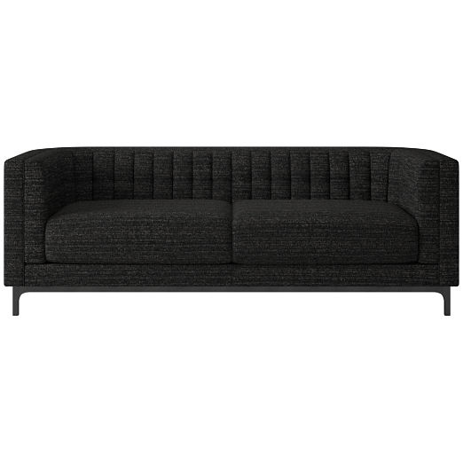 Ambroise 80" Illecebrous Black Star Sofa