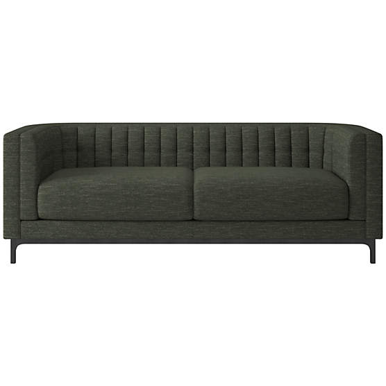 Ambroise 80" Curious Evergreen Sofa