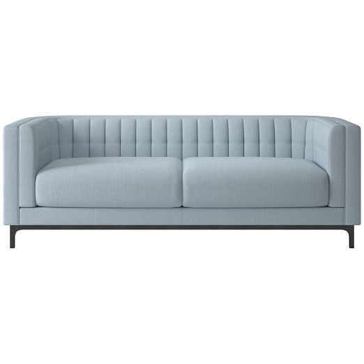 Ambroise 80" Nomad Chambray Sofa