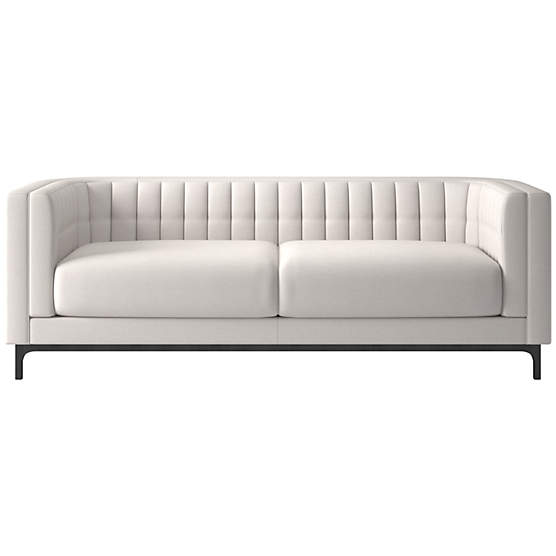 Ambroise 80" Sofa Nomad Pebble