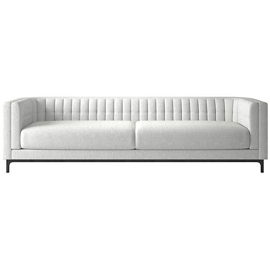 Ambroise 104" Elliot Dove Sofa