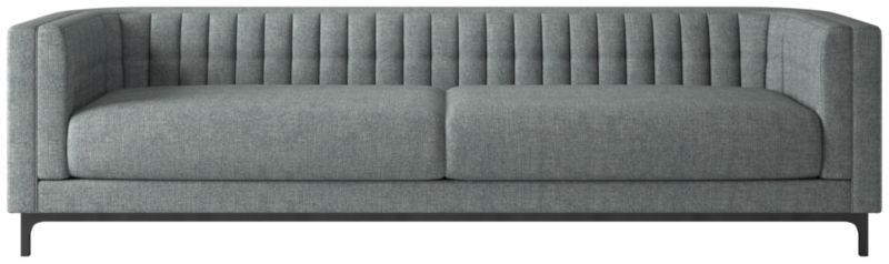 Ambroise 104" Nomad Charcoal Sofa - image 0 of 10