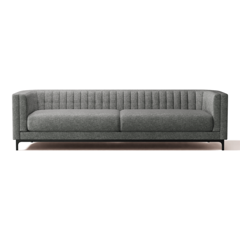 Ambroise 104.75" Sofa Hatch Charcoal - image 0 of 10