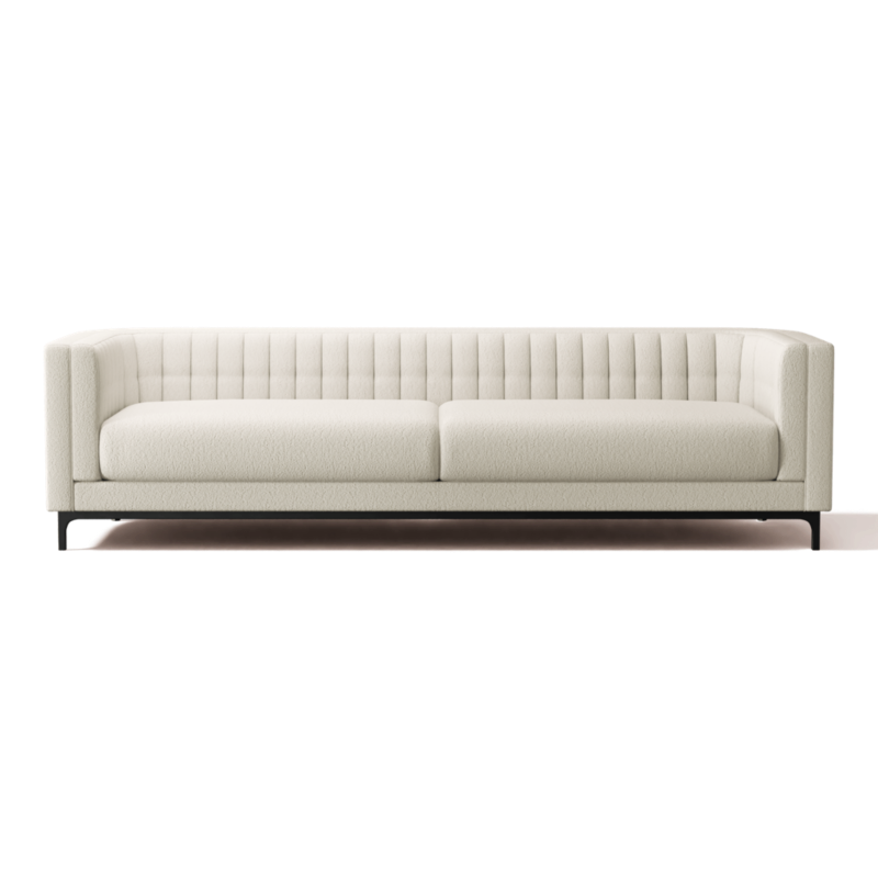 Ambroise 104.75" Wooly Sand Sofa - image 0 of 10
