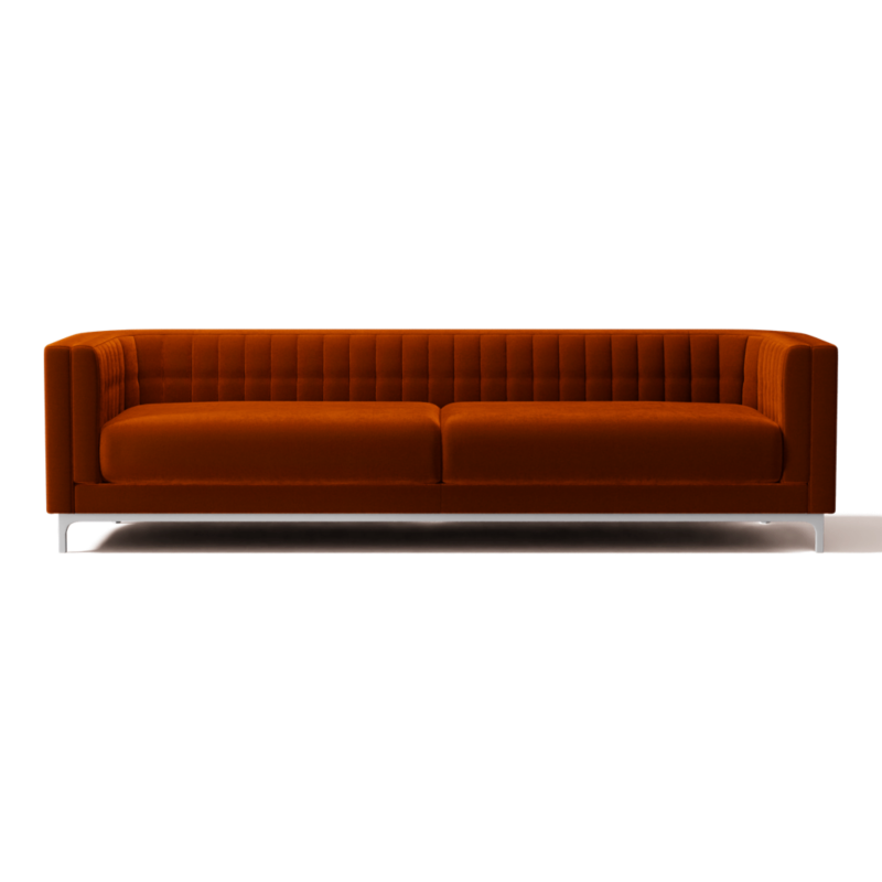 Ambroise 104.75" Sofa Luca Russet - image 0 of 10
