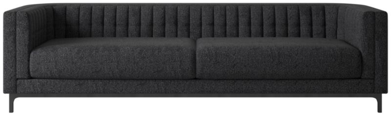 Ambroise 104" Bloce Noir Sofa - image 0 of 10