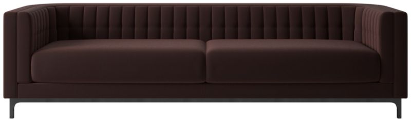 Ambroise 104" Luca Espresso Sofa - image 0 of 10