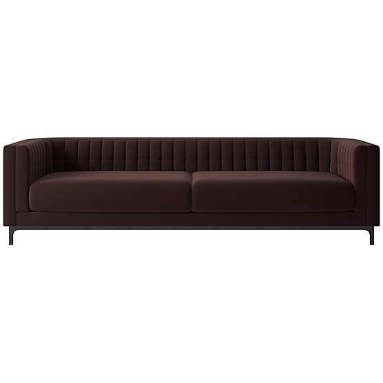Ambroise 104" Luca Espresso Sofa