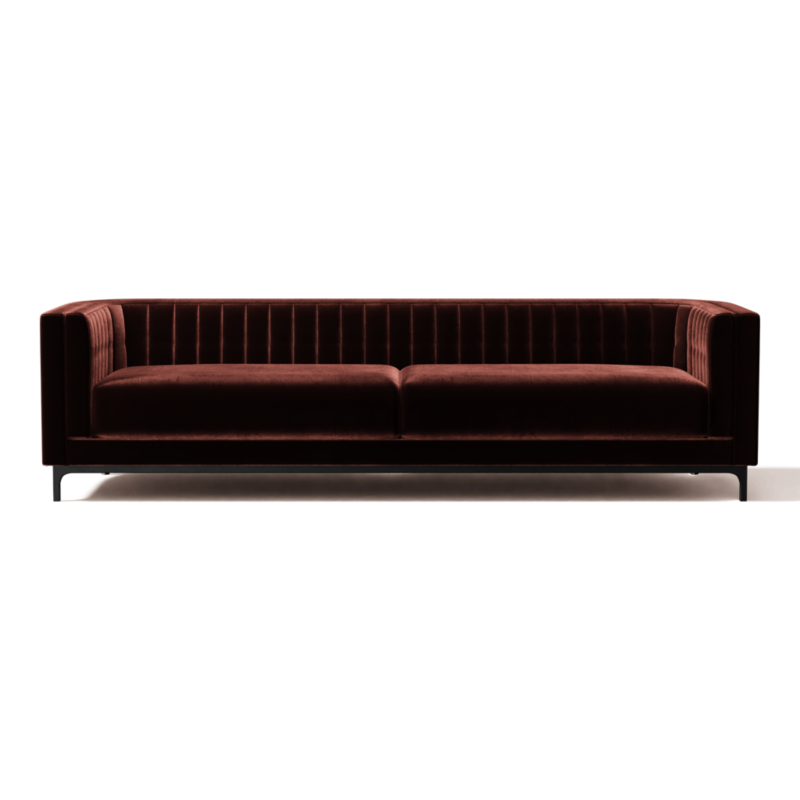 Ambroise 104.75" Sofa Luca Espresso - image 0 of 10