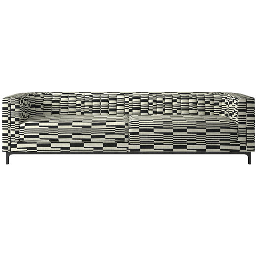 Ambroise 104" Piano Domino Sofa