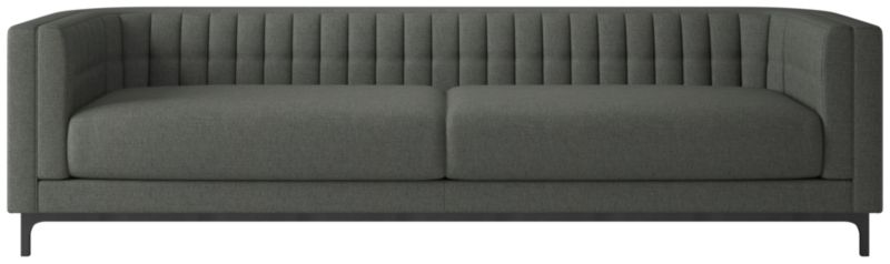 Ambroise 104" Taylor Charcoal Sofa - image 0 of 10