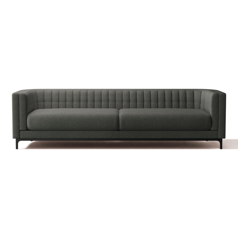 Ambroise 104.75" Taylor Charcoal Sofa - image 0 of 10