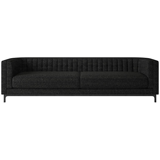 Ambroise 104" Sofa Illecebrous Black Star