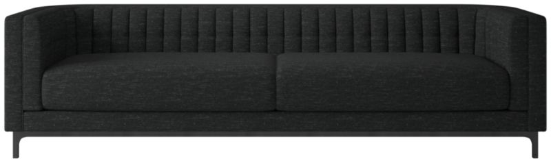 Ambroise 104" Curious Ebony Sofa - image 0 of 10