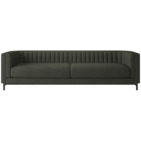 Ambroise 104" Curious  Evergreen Sofa
