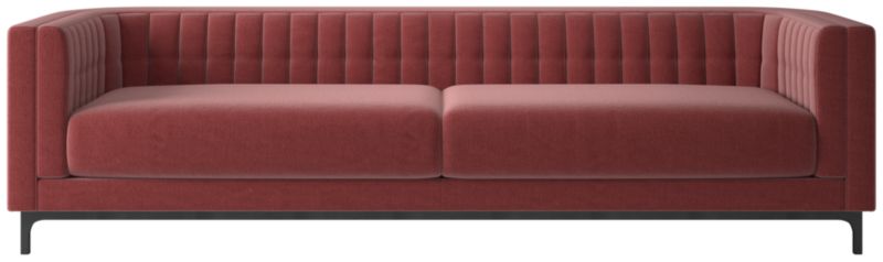 Ambroise 104" Luca Rose Sofa - image 0 of 10