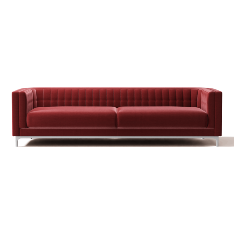 Ambroise 104.75" Sofa Luca Rose - image 0 of 10