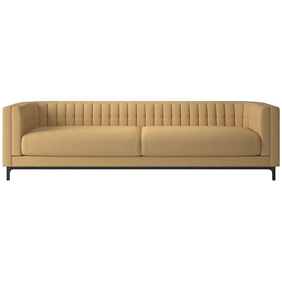 Ambroise 104" Nomad Caramel Sofa