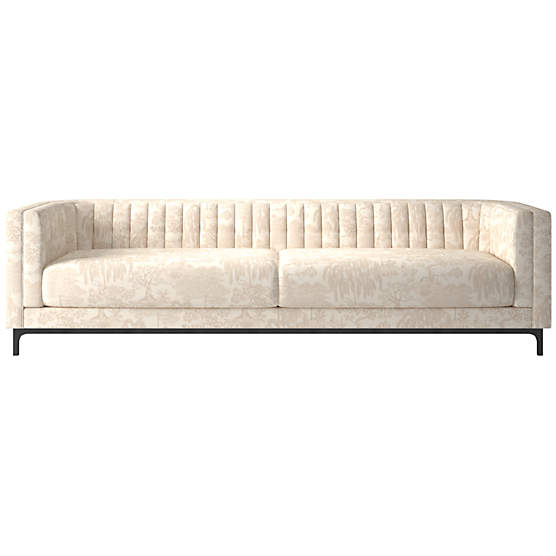 Ambroise 104" Willow Natural Sofa