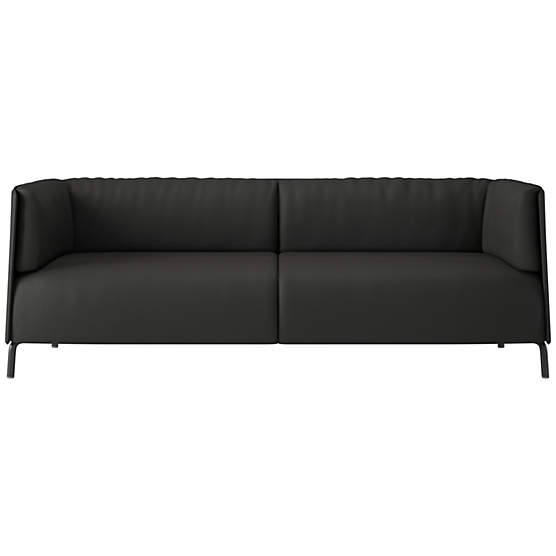 Clarendon 80" Sofa Kanvas Ebony