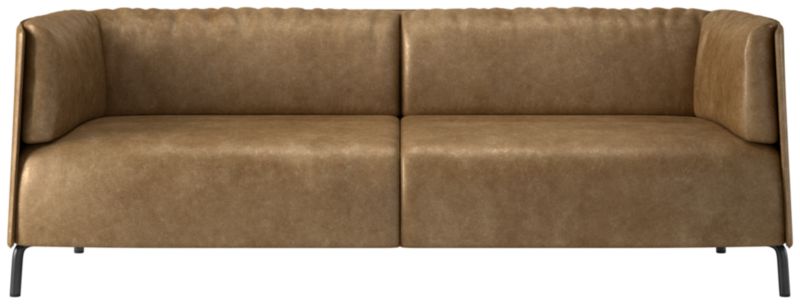 Clarendon 80" Bello Saddle Leather Sofa - image 0 of 8