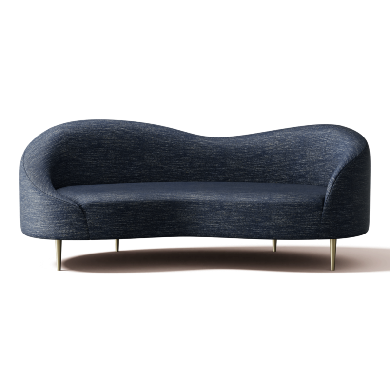 Viewing product image Curvo 75" Apartment Sofa Curious Eclipse - image 1 of 8