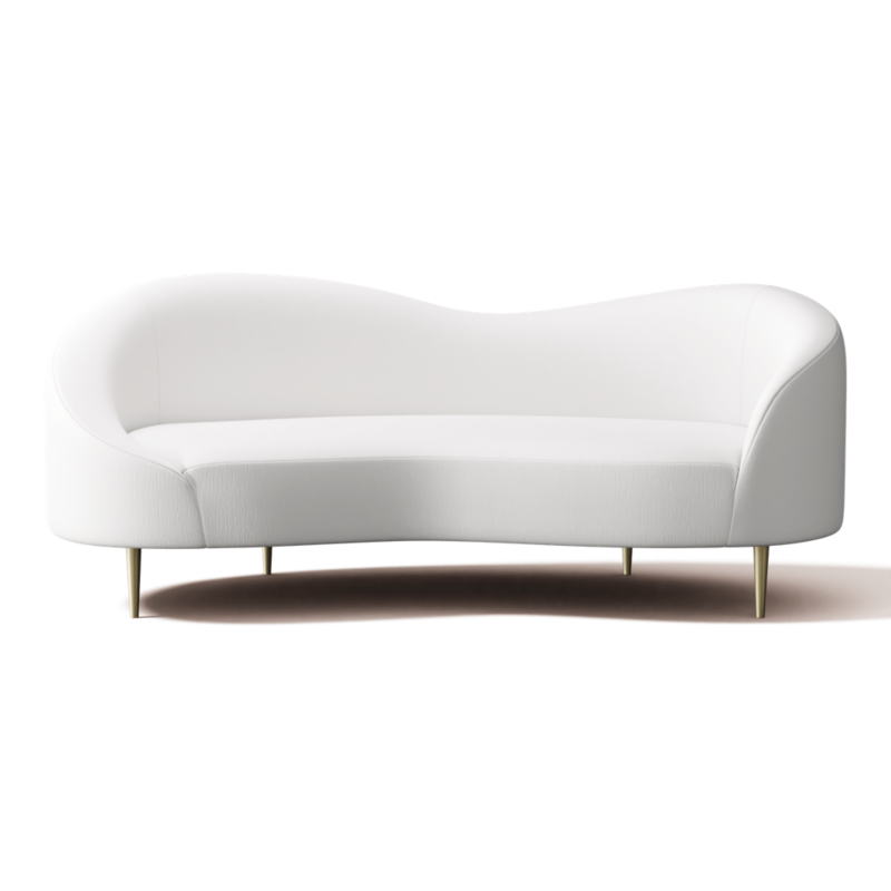 Viewing product image Curvo 75" Apartment Sofa Dream Pina Colada - image 1 of 8