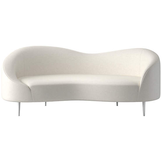 Curvo 75" Apartment Sofa Camila Oyster
