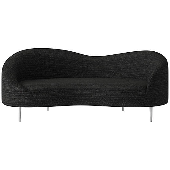 Curvo 75" Apartment Sofa Illecebrous Black Star