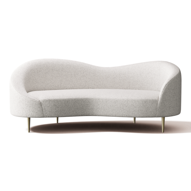 Curvo 75" Apartment Sofa Illecebrous Sandstone - image 0 of 12