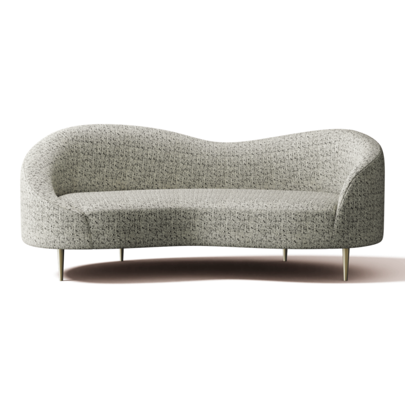 Curvo 75" Apartment Sofa Hartman Tuxedo - image 0 of 12