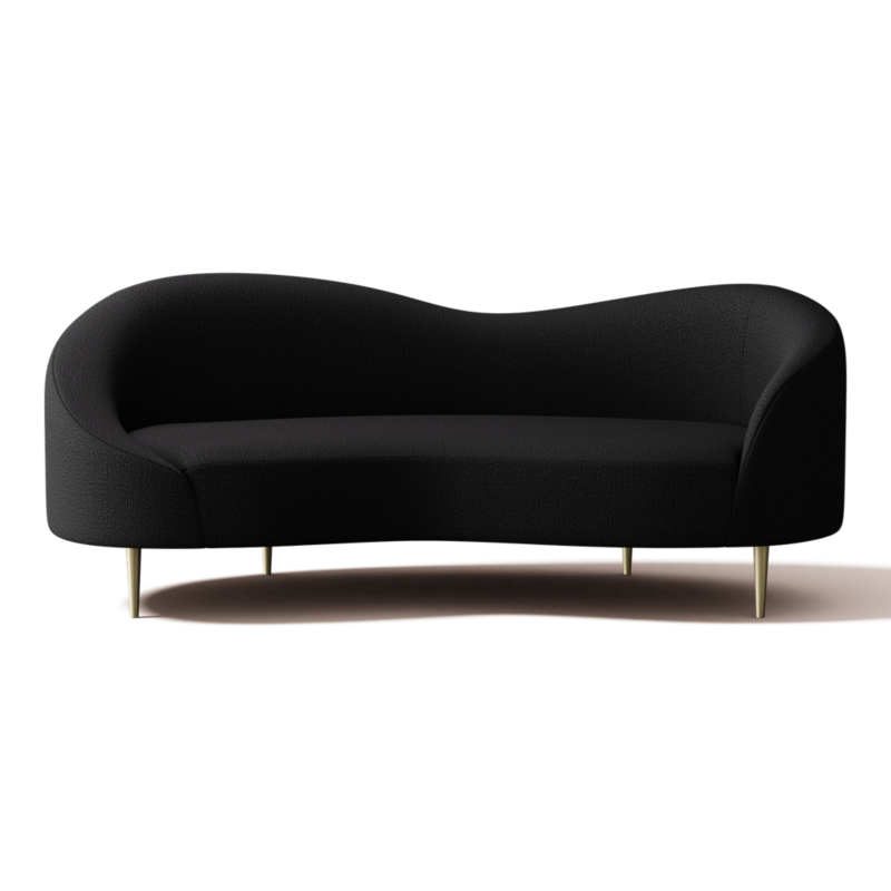 Curvo 75" Apartment Sofa Hartman Night - image 0 of 12