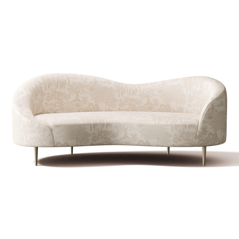 Curvo 75" Apartment Sofa Willow Natural - image 0 of 12
