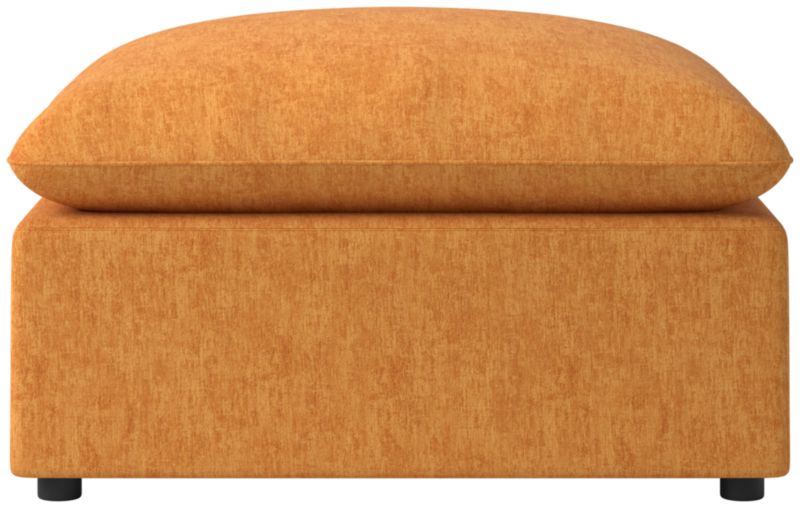 Viewing product image Lumis Snow White Performance Fabric Standard Depth Ottoman - image 1 of 6