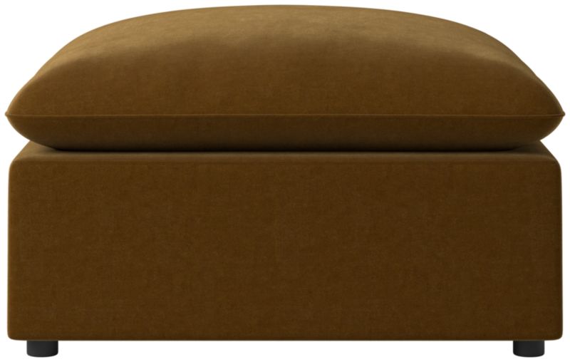 Viewing product image Lumis Snow White Performance Fabric Standard Depth Ottoman - image 1 of 6