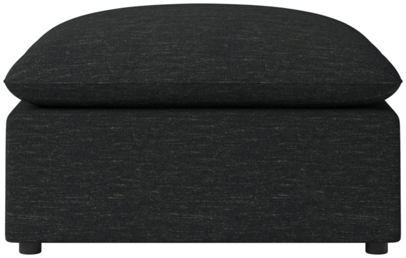 Viewing product image Lumis Snow White Performance Fabric Standard Depth Ottoman - image 1 of 6