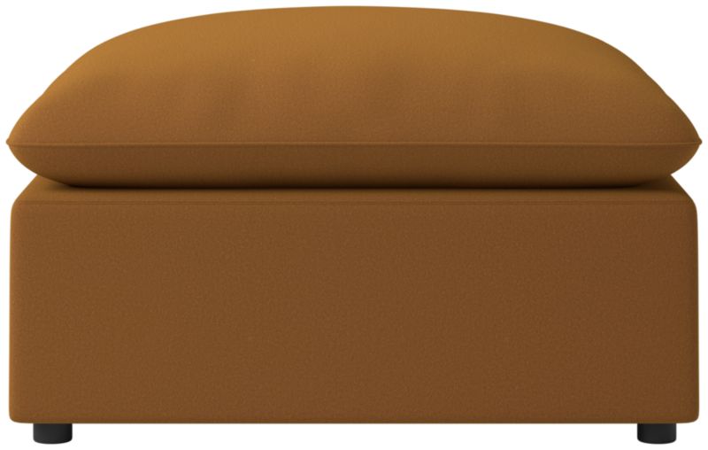 Viewing product image Lumis Snow White Performance Fabric Standard Depth Ottoman - image 1 of 6