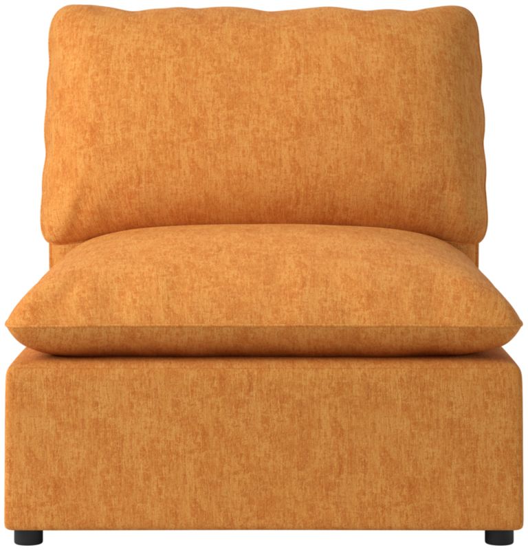 Viewing product image Lumis Snow White Performance Fabric Standard Depth Armless Chair - image 1 of 12