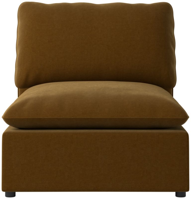 Viewing product image Lumis Snow White Performance Fabric Standard Depth Armless Chair - image 1 of 12